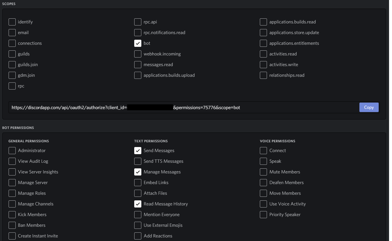 Creating Authentication Link